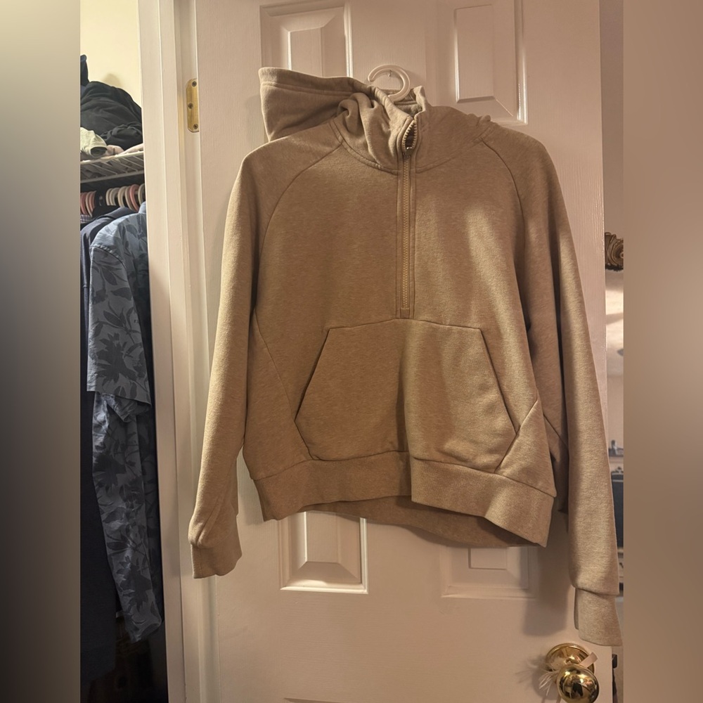 Athleta Womens Forever Fleece 1/2 Zip Hoodie Medium